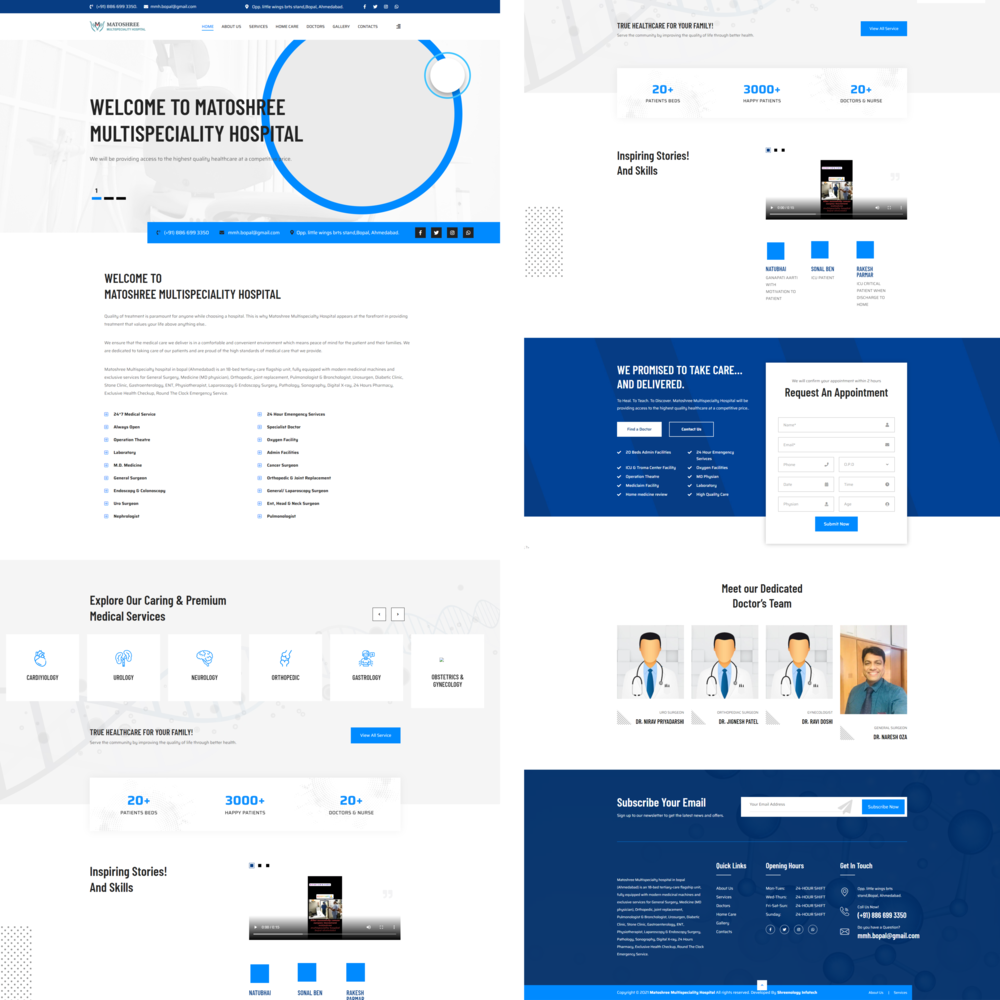 Website Design & Devlopment portfolio Shreenxt