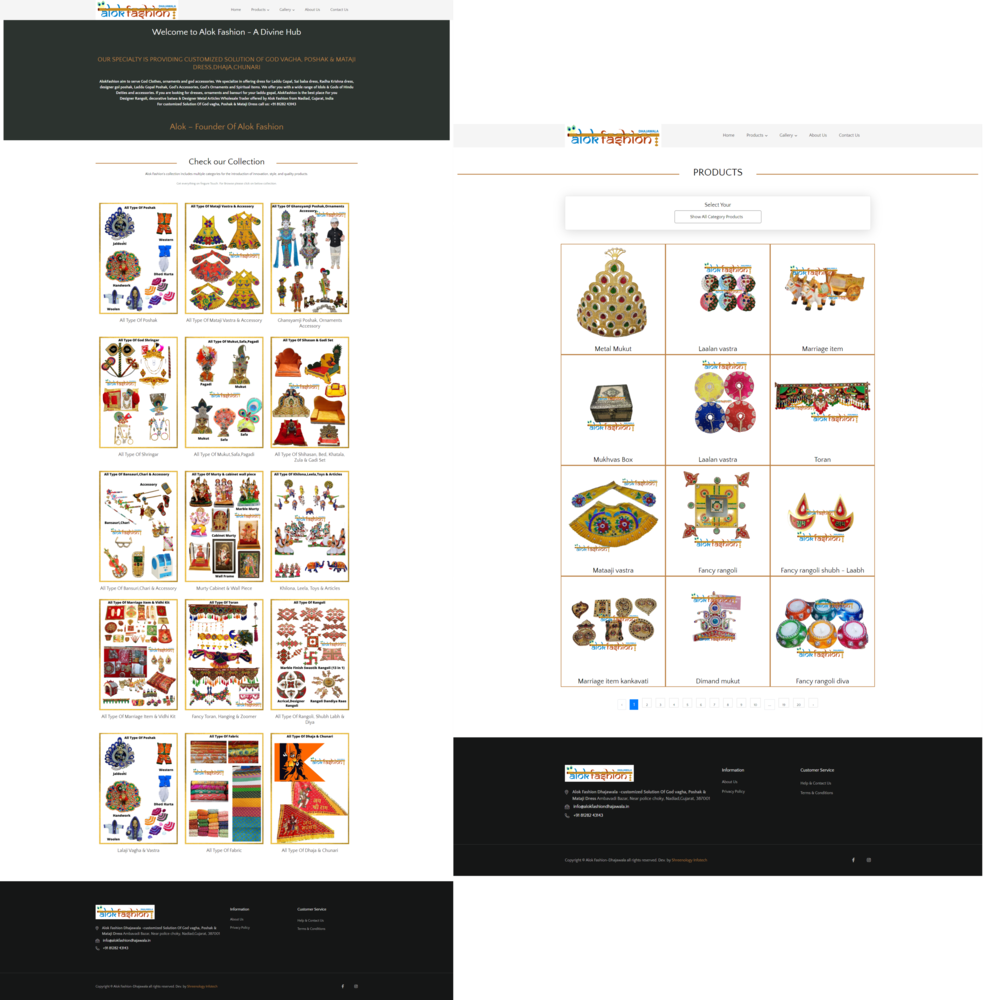 Website Design & Devlopment portfolio Shreenxt